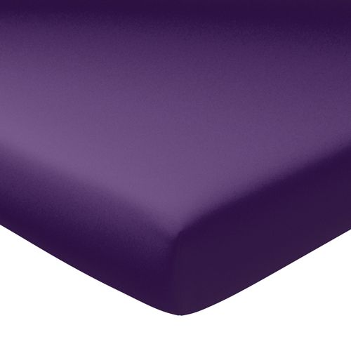Drap-housse Grand Bonnet 140x200x40 Violet En Coton