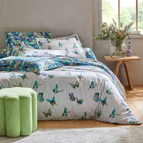 Housse De Couette 140x200 Vert En Coton