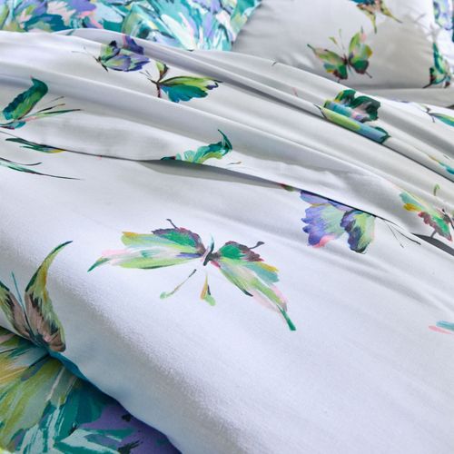 Housse De Couette 260x240 Vert En Coton