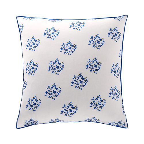 Taie Sac 63x63 Bleu En Coton