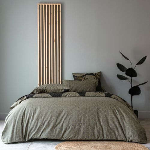 Drap-housse 140x190x28 Gris En Coton