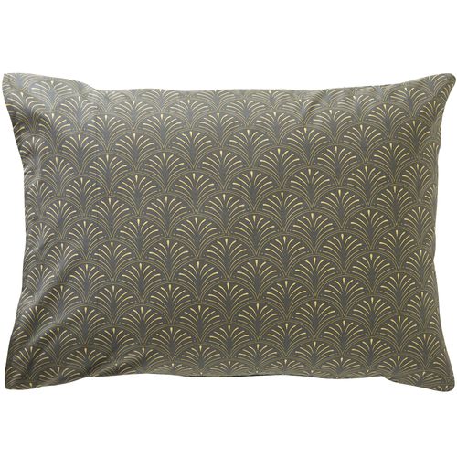 Taie Sac 50x70 Gris En Coton
