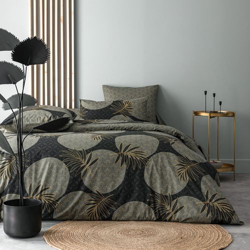 Housse De Couette 240x220 Gris En Coton