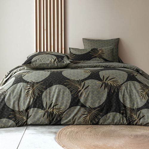 Housse De Couette 240x220 Gris En Coton