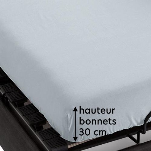 Protège Matelas Tpr 160x200 Blanc En Coton