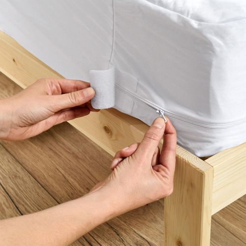 Protège Matelas 80x190 Blanc En Polyester