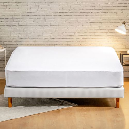 Protège Matelas 80x190 Blanc En Polyester