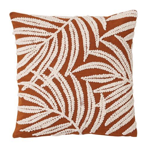 Housse De Coussin 30x50 Marron Caramel En Polyester