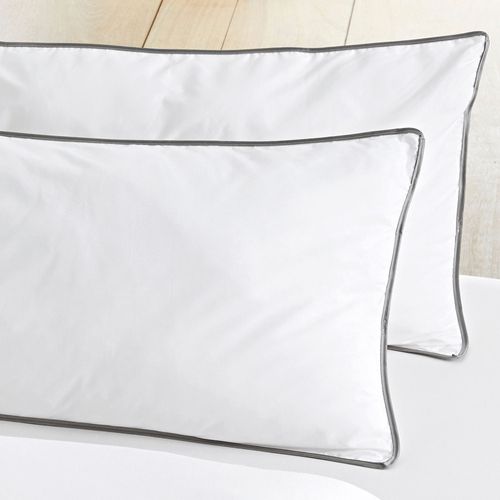 Traversin Ferme L. 140 Blanc En Coton