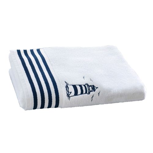 Drap De Bain 100x150 Blanc En Coton 450 G/m²