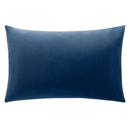 Taie Sac 50x70 Bleu Denim En Coton