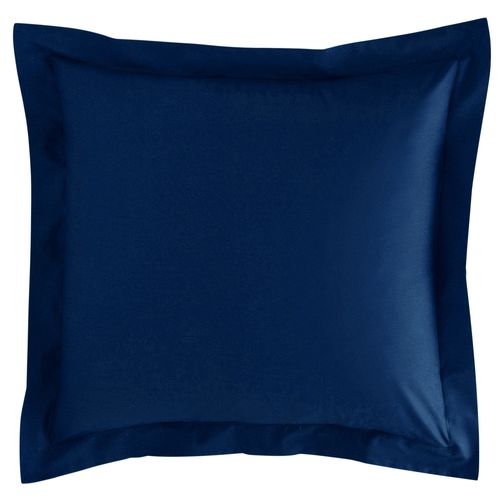 Taie Volant 50x70 Bleu Indigo En Coton