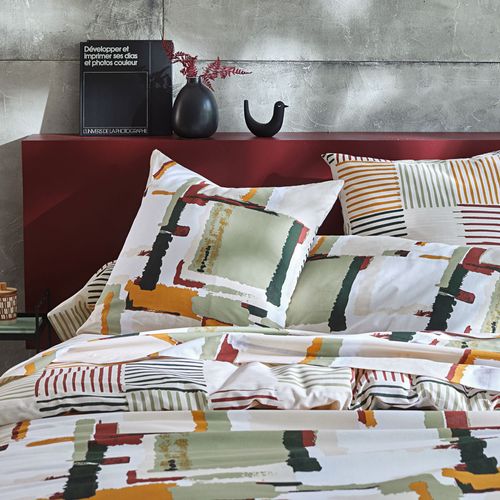 Drap-housse 160x200x28 Beige En Coton