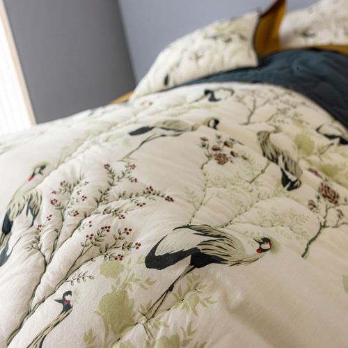 Boutis 180x250 Beige Crème En Coton