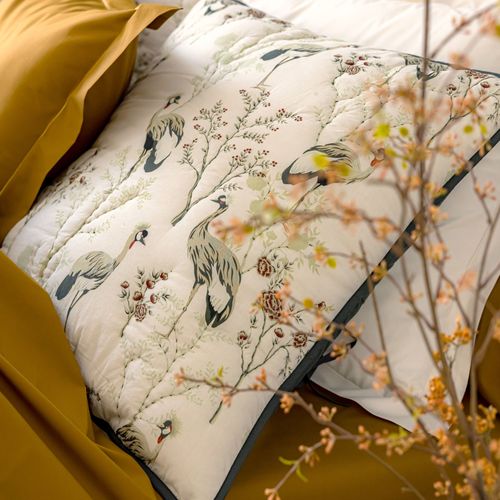 Housse D'oreiller 65x65 Beige Crème En Coton