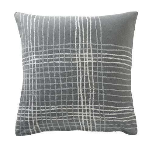 Taie Sac 63x63 Gris En Coton