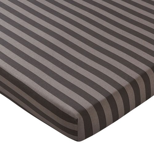 Drap-housse 90x190x28 Marron En Coton