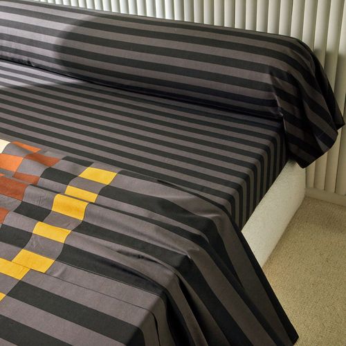 Drap-housse 90x190x28 Marron En Coton