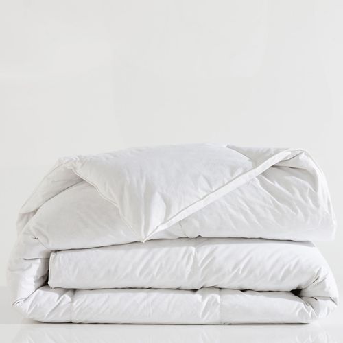 Couette Chaude 200x200 Blanc En Coton