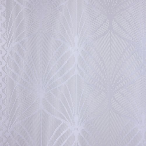 Lot De 2 Voilage Pointe 44x90 Blanc En Polyester