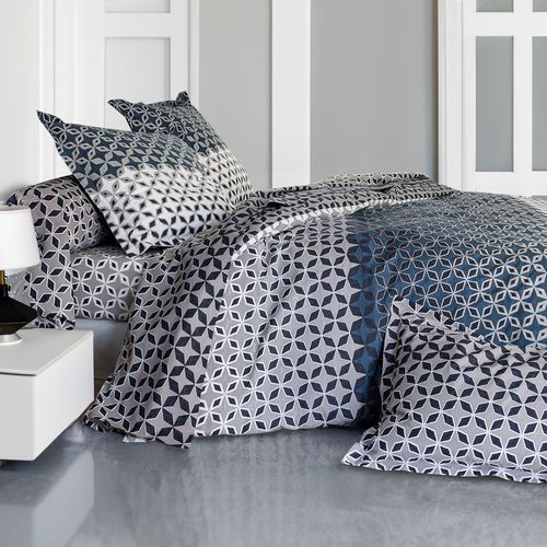 Housse De Couette 240x220 Gris En Coton