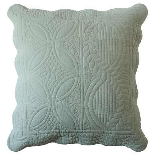 Housse D'oreiller 65x65 Vert Amande En Coton 370 G/m²