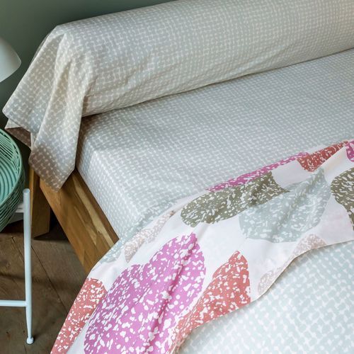 Drap-housse 140x190x28 Multicolore En Coton