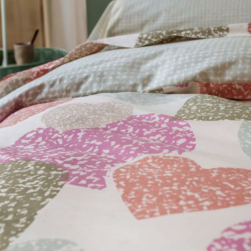 Housse De Couette 140x200 Multicolore En Coton