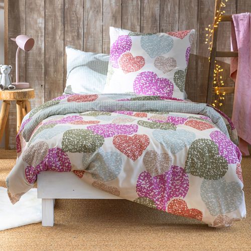 Housse De Couette 260x240 Multicolore En Coton