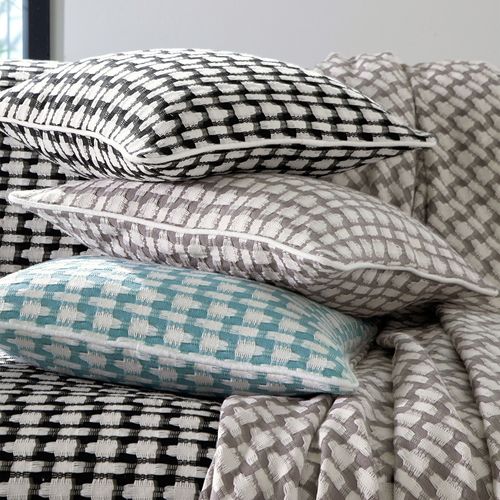 Plaid 150x150 Beige En Coton