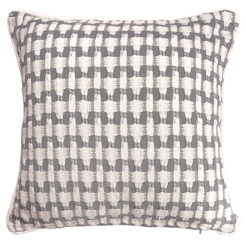 Lot De 2 Housse De Coussin 65x65 Beige En Coton