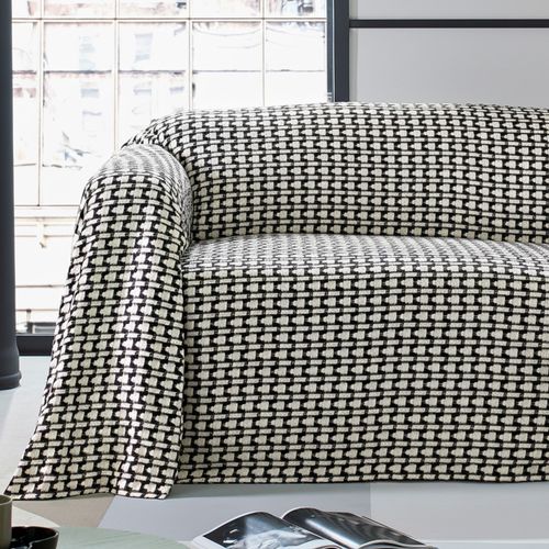 Lot De 2 Housse De Coussin 65x65 Noir En Coton