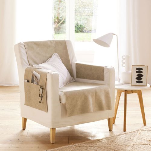 Protège Canapé 110x140 Beige En Polyester