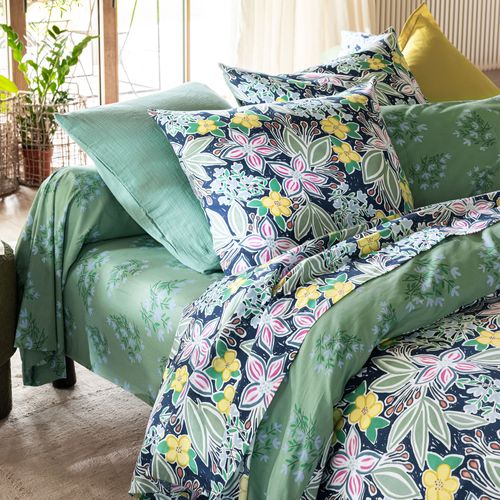 Drap-housse 90x190x28 Multicolore En Coton