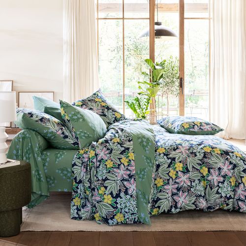 Housse De Couette 200x200 Multicolore En Coton