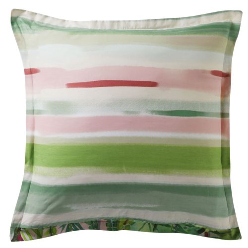 Taie Volant 50x70 Vert En Coton