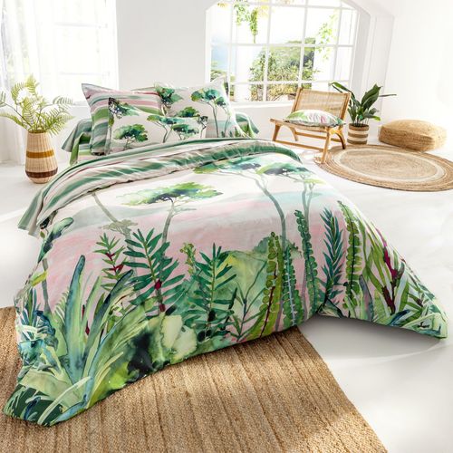 Housse De Couette 140x200 Vert En Coton