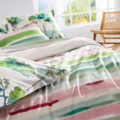 Housse De Couette 200x200 Vert En Coton