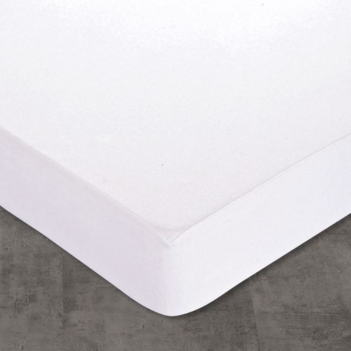 Protège Matelas 90x190 Blanc En Polyester