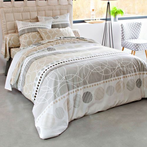 Taie Sac 50x70 Beige En Coton