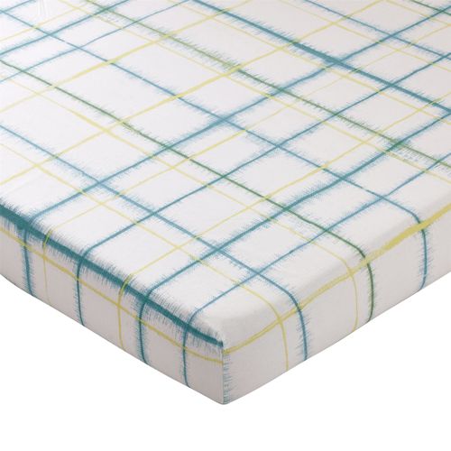 Drap-housse 90x190x28 Blanc Cassé En Coton