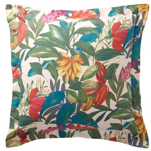 Taie Volant 50x70 Multicolore En Coton