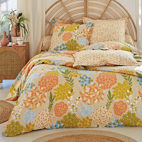 Taie Volant 50x70 Multicolore En Coton