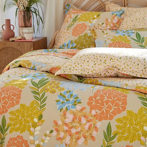 Housse De Couette 260x240 Multicolore En Coton