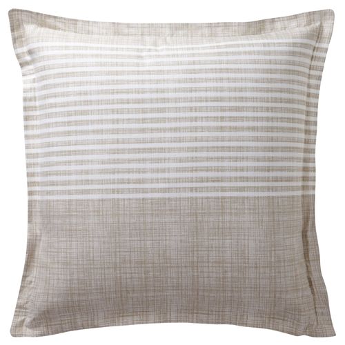 Taie Volant 63x63 Beige En Coton