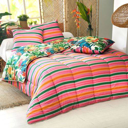 Couette Chaude 240x220 Multicolore En Polyester