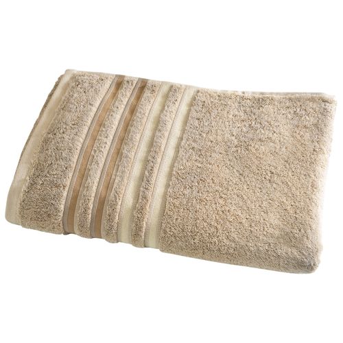 Drap De Bain 100x150 Marron Glacé En Acrylique