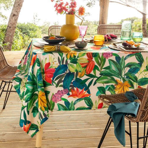 Nappe 140x140 Multicolore En Coton