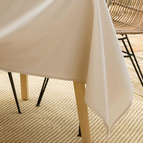 Nappe Ronde 180 Cm Beige En Polyester 92 G/m²
