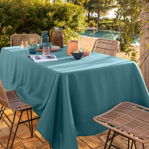 Nappe 180x235 Bleu Paon En Polyester 92 G/m²